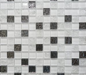Мозаик Глэс Вайт / Mosaic Glass White DW7MGW00 Декор 300х300, шт