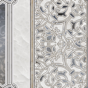 DFU03DMT004 декор Demetra 418*418*8 (8 шт. в коробке)