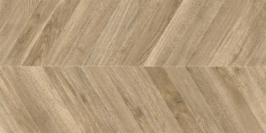 Волнат Шеврон светлый / Walnut Chevron Light D120251M Керамогранит мат.карв.1200*600