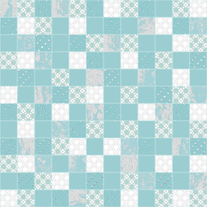 Мозаика Аквамарин / Mosaic Aquamarine DW7MSC16 Декор 305х305