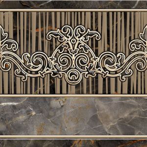 DFU03MIT407 декор Mitra 418*418*8 (8 шт. в коробке)