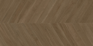 Волнат Шеврон темный / Walnut Chevron Dark D120249M Керамогранит мат. карвинг 1200*600