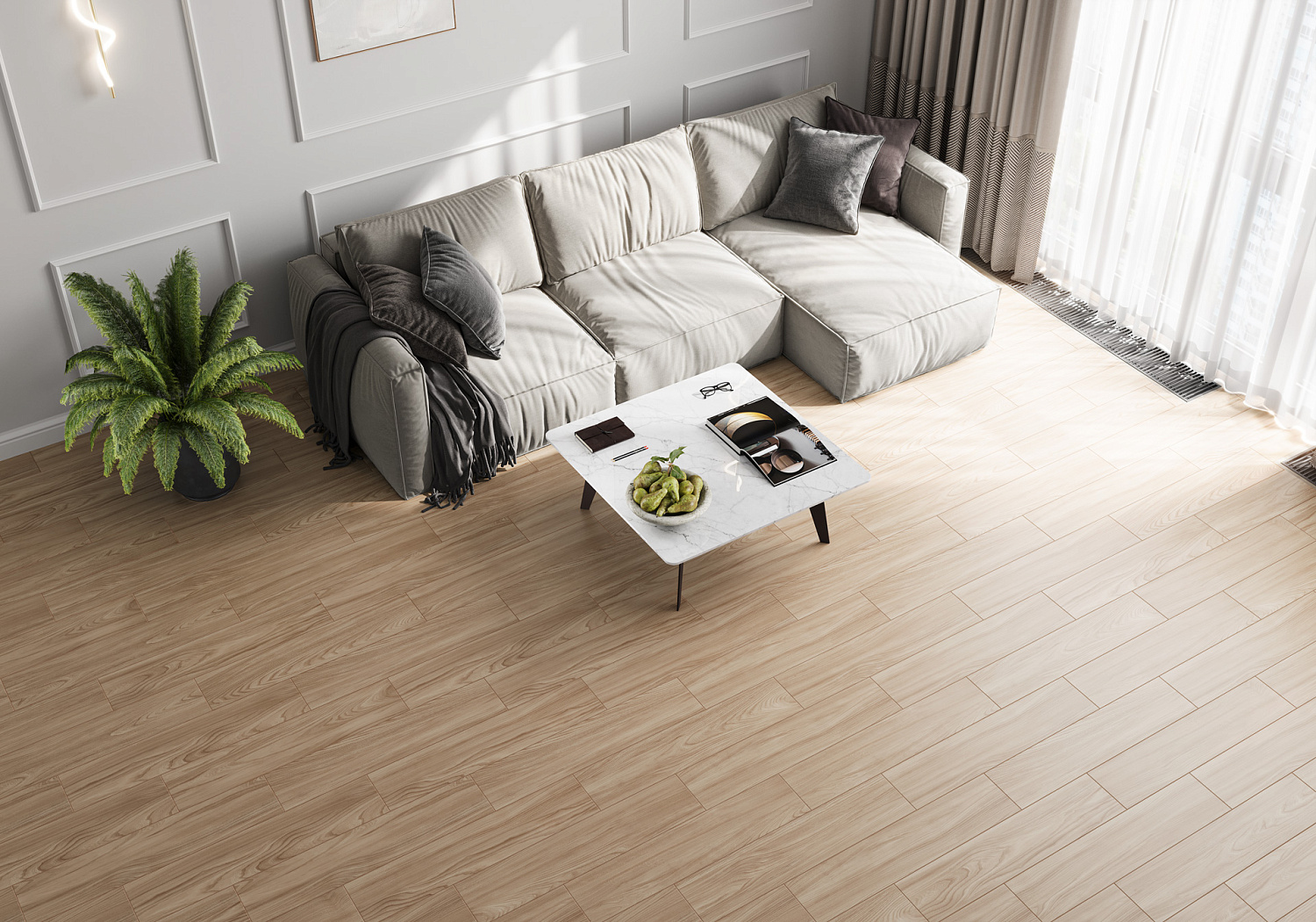 Новинки 2024! Керамогранит Delacora 200x900 с благородной текстурой дерева